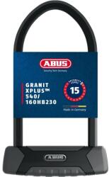 ABUS Granit XPlus 540 U-lakat USH konzollal, 13 mm kengyelzár - fekete (540)