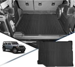 YEE PIN Jeep Wrangler JL 4XE (2021-2023) csomagtértálca TPE gumi - fekete