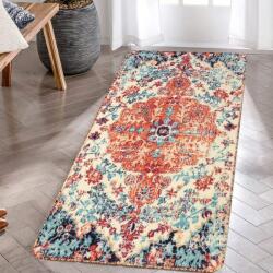 KIMODE Boho virágmintás szőnyeg, mosható, csúszásmentes - 60x120 cm