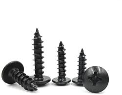 SHUNCHG önfúró gombafejű facsavar, szénacél - fekete - M6x20 mm - 20 db