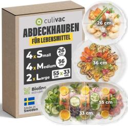culivac Nyújtható élelmiszertakaró fólia BPA-mentes vegyes méret, 10 db
