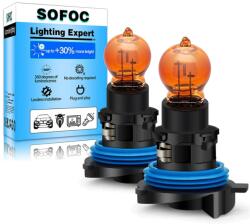 SOFOC HP24W 12V PG20-1 villogó borostyánsárga izzó C5 modellekhez - 2 db (HP24W)