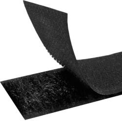 MARARDI tépőzár szalag varráshoz, nem öntapadós - fekete - 5 m x 50 mm