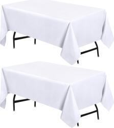 Utopia Kitchen poliészter asztalterítő - fehér - 152x213 cm - 2 db