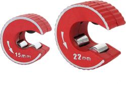 Exogio mini racsnis csőmetsző réz- és alumíniumcsőhöz, 15 mm és 22 mm - 2 db