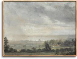 hyidecorart Fa keretes vászon fali kép Felhős égbolt 20x30 hüvelyk vintage stílus nappaliba hálószobába folyosóra fürdőszobába