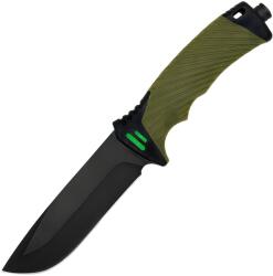 HARAHU Cuțit de exterior QY - 41079 - Verde / Negru / Tip2 KP41079