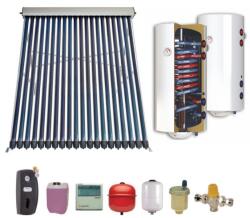Sontec Pachet panou solar cu tuburi vidate pentru 1 - 2 persoane Sontec 20 tuburi si boiler bivalent 120 litri (PACPV120)