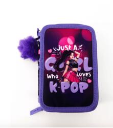  K-Pop gyerek 3 emeletes töltött tolltartó