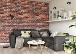 Vilo Lambriu PVC-U Vilo Motivo de perete, decor Caramida Rosie - 2, 65 mp cutie (4 bucati), 2650 250 8 mm (DF-3020988)