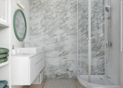 Vilo Lambriu PVC-U Vilo Motivo de perete, decor Marmura Gri - 2, 65 mp cutie (4 bucati), 2650 250 8 mm (DF-3020945)