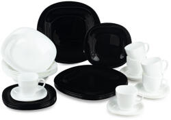 Luminarc Étkészlet 30db Luminarc Carine Black&White