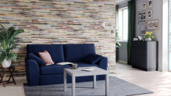 Vilo Lambriu PVC-U Vilo Motivo de perete, decor Lemn Colorat - 2, 65 mp cutie (4 bucati), 2650 250 8 mm (DF-3020964)