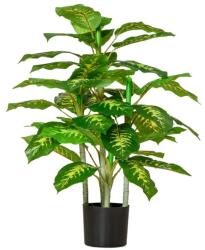 art Planta artificiala decorativa cu ghiveci, aspect realist, verde, 95 cm (AR153543)
