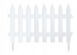 Prosperplast Gard decorativ de gradina din plastic alb, set 7 module, 3, 2 m x 35 cm (IPLSU-S449)