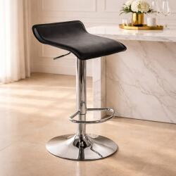 ARTOOL Scaun de bar rotativ Artool Fort, reglabil, piele ecologica neagra (3451_1)