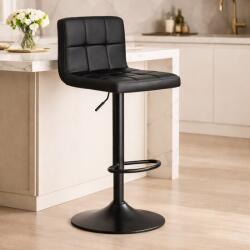 ARTOOL Scaun de bar Artool Prot, rotativ si reglabil, piele ecologica neagra (3454_1)