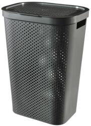 Curver Cos de rufe cu capac Curver Infinity Recycled, antracit, 60 L (2211414)