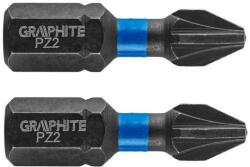GRAPHITE Biti de impact PZ2 Graphite 25 mm, 1/4 inch, set 2 bucati (56H504) Surubelnita