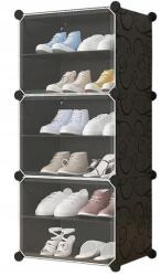 MUFART Dulap modular pentru pantofi Mufart, 3 compartimente, 6 rafturi, 44x31x96 cm (14981_1) Pantofar