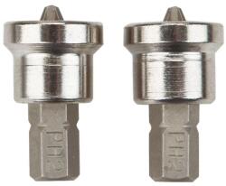 NEO TOOLS Set 2 biti PH2 cu opritor pentru gips-carton, 25 mm, 1/4 inch, NEO (06-040) Surubelnita