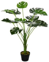 art Planta artificiala Monstera cu ghiveci, verde, aspect realist, 85 cm (AR081730)