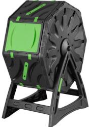 Strend Pro Compostor rotativ de gradina Strend Pro, 70 L, negru, 55, 5x36x72 cm (255605) Compostator