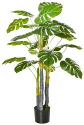 art Planta artificiala Monstera cu ghiveci, verde, 120 cm, aspect realist (AR127100)