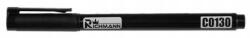 Richmann Marker permanent negru subtire Richmann pentru plastic, metal si sticla (C0130)