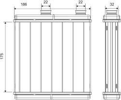 VALEO Schimbător de căldură, încălzire habitaclu VALEO 811672 (811672)
