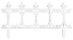 Strend Pro Gard decorativ pentru gradina din plastic alb, 64x34 cm, Strend Pro (2210767)