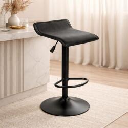 ARTOOL Scaun de bar Artool Fort, rotativ, reglabil, piele ecologica neagra (3450_1)