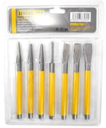 Strend Pro Set 7 dalti mini si poansoane pentru lacatuserie, Strend Pro (233371) Dalta