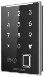 Hikvision Kártya- DESfire, Felica, Mifare (13.56 MHz) ujjlenyomat és QR kód olvasó; RS485 vagy Wiegand kimenet (DS-K1109DKFB-QR)