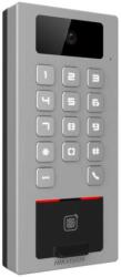 Hikvision Beléptető vezérlő terminál kamerával; Mifare, DESfire és ujjnyomat hitelesítés; IP65; IK09; WiFi (DS-K1T502DBFWX-CE1)