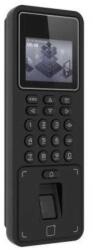 Hikvision Beléptető vezérlő terminál; 2.4" LCD kijelző; Mifare hitelesítéssel; ujjlenyomat olvasó; PIN; WiFi (DS-K1T808MFWX)
