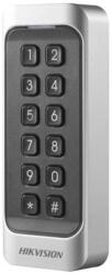 Hikvision Kártyaolvasó 13.56 MHz (Mifare); RS485 és Wiegand kimenet; kültéri; billentyűzettel (DS-K1107AMK)