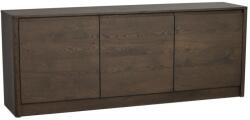 Rowico Home Скрин от декор от дъб в тъмно естествен цвят 180x70x40 cm Melstone - Rowico (148121)