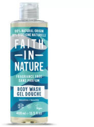 Faith in Nature Tusfürdő, Fragrance Free - Illatmentes Tusfürdő 400ml