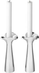 Georg Jensen BLOOM BOTANICA rozsdamentes acél gyertyatartók 20 cm, 2 db - Georg Jensen