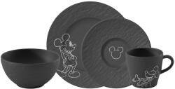 Villeroy & Boch Manufacture Rock reggelizőkészlet - Mickey egér, 4 darabos - Villeroy & Boch