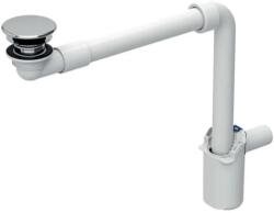 Geberit - Sifon de lavoar economic cu scurgere fără închidere pentru lavoare fără preaplin, crom 152.084. 21.1 (152.084.21.1)