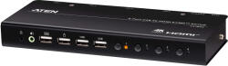 ATEN CS784H Fekete KVM-kapcsoló (CS784H-AT-G)