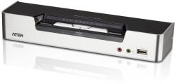 ATEN CS1642A Keretállvány Fekete, Ezüst KVM-kapcsoló (CS1642A-AT-G)
