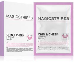 Magicstripes Chin & Cheek Lifting Mask erősítő hidrogélmaszk a nyakra és az arcra 5 db