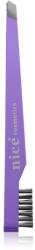 Diva & Nice Cosmetics Accessories ferde csipesz kefével Purple