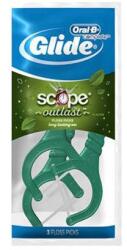 Crest Fogselyem készlet, Crest, Oral-B, Glide, Scope Outlast, Fogpiszkáló típus, Viasz, Ellenálló szál, Menta ízű, 3 db (E15-A047-001)