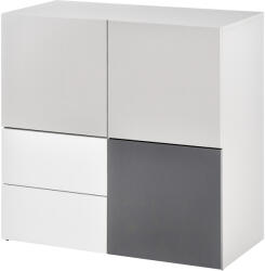 HOMCOM Dulap multifunctional cu sertare si usi, mobilier pentru Camera de zi Dormitor Birou | Aosom Romania (838-054) Comoda