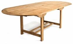 Garthen Masă de grădină extensibilă ovală din tec, 170-230 cm (GL05525)