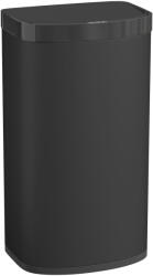 HomCom Coș cu senzor 55 litri, coș de gunoi cu capac Soft-Close din oțel inoxidabil, pentru bucătărie, sală de sport, birou, Negru | Aosom Romania (851-055V00BK) Cos de gunoi